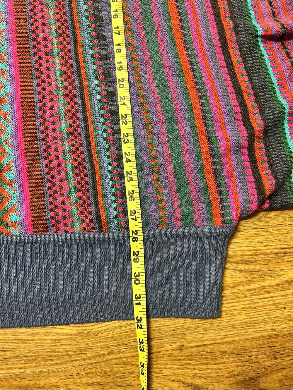 NOVICA Peruvian Knit Poncho Sweater Alpaca Blend Multicolor Striped Boho Fiesta
